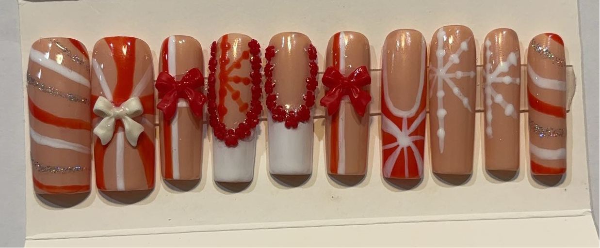 Red christmas set