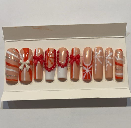 Red christmas set